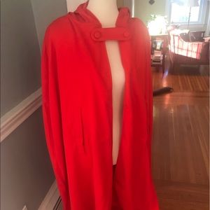 Light weight soft bright red cape